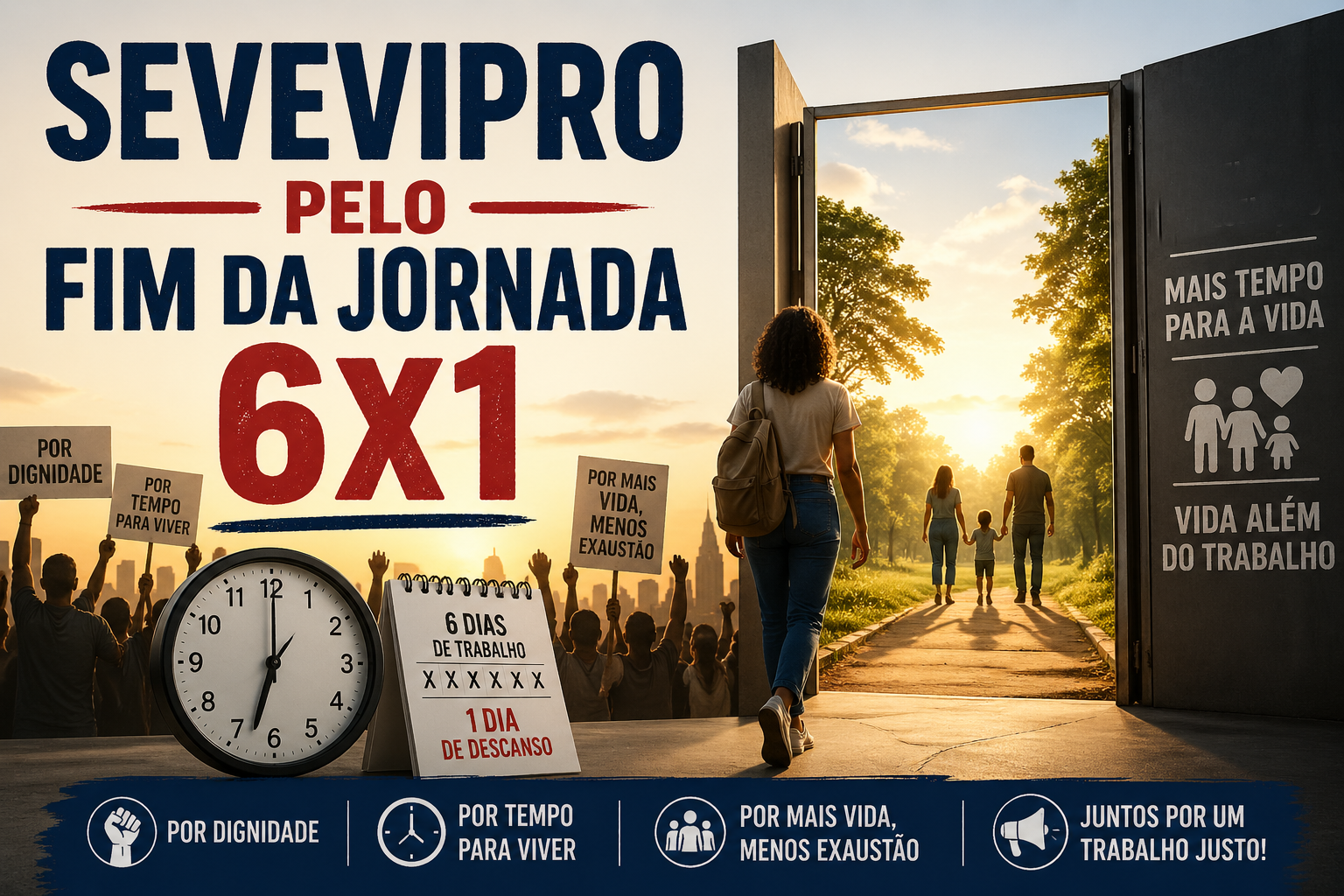 Sevevipro defende fim da escala 6×1